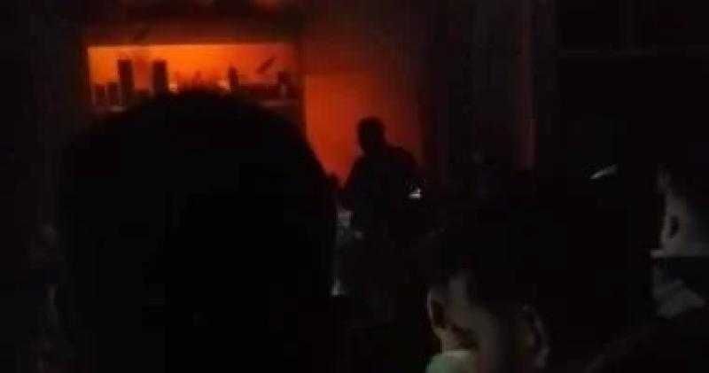 اندلاع حريق هائل داخل محل مشويات شهير بميدان الواحة بمدينة نصر