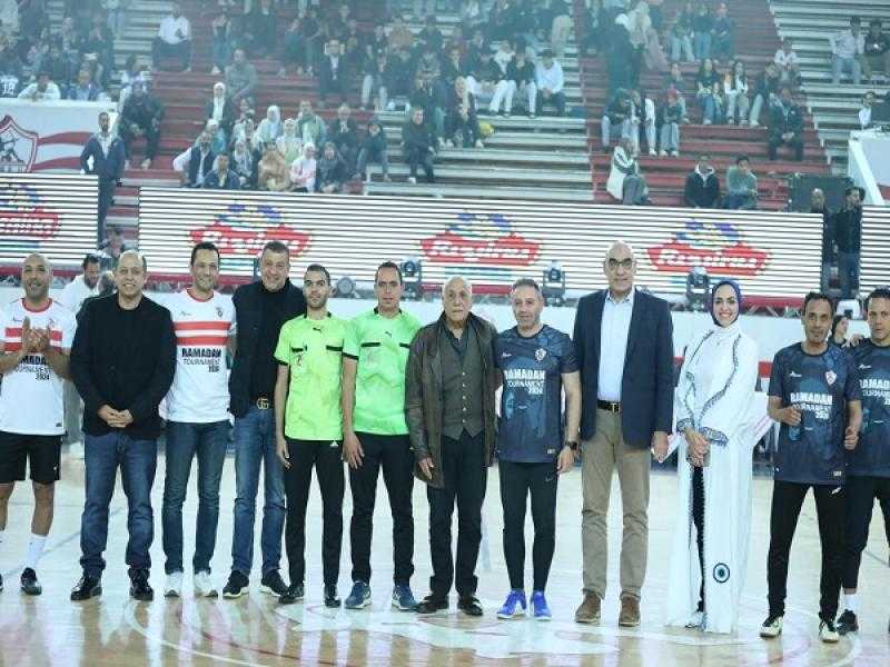 مجلس الزمالك ونجوم القلعة البيضاء في افتتاحية الدورة الرمضانية بميت عقبة