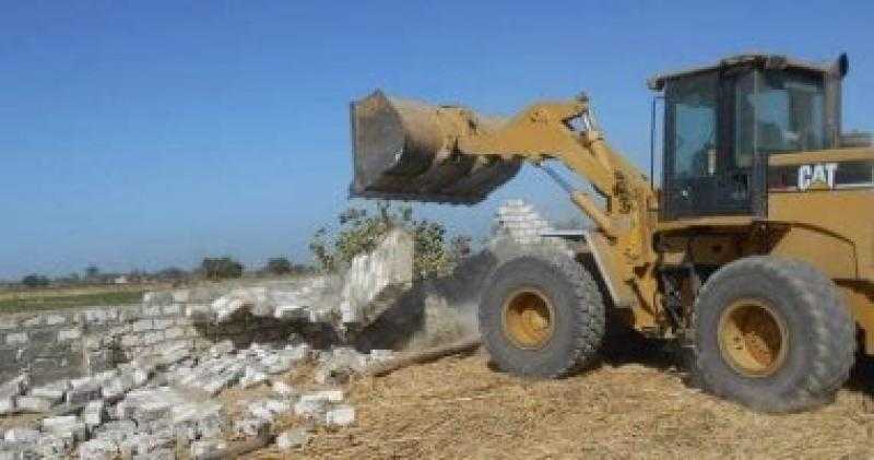 إزالة 16 حالة تعدٍ على الزراعات ومخالفات بناء في الغربية