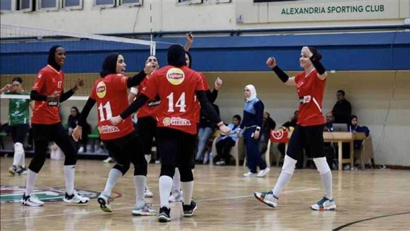 الأهلي يواجه سبورتنج وسموحة مع الزمالك في قبل نهائي دوري سيدات الطائرة اليوم