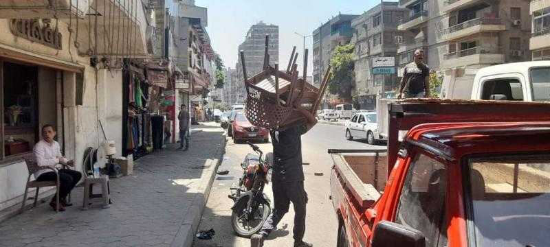 إزالة 38 إشغال طريق في مركز أبوحمص بمحافظة البحيرة