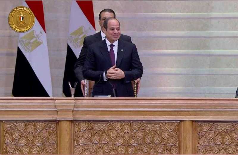 بدء جلسة مجلس النواب لأداء الرئيس السيسي اليمين الدستورية لولاية جديدة