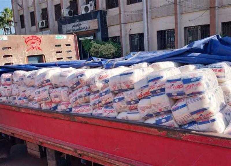 ضخ 72 طن سكر بسعر 27 جنيها بمراكز ومدن الجيزة