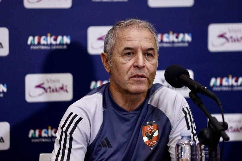 كولر ورامي ربيعة يحضران المؤتمر الصحفي لمباراة الأهلي وسيمبا