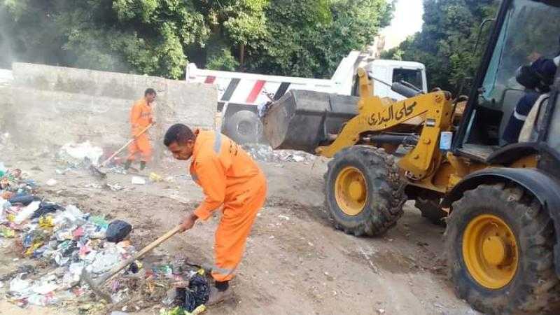 رفع 150 طن قمامة ومخلفات من شوارع غرب الإسكندرية