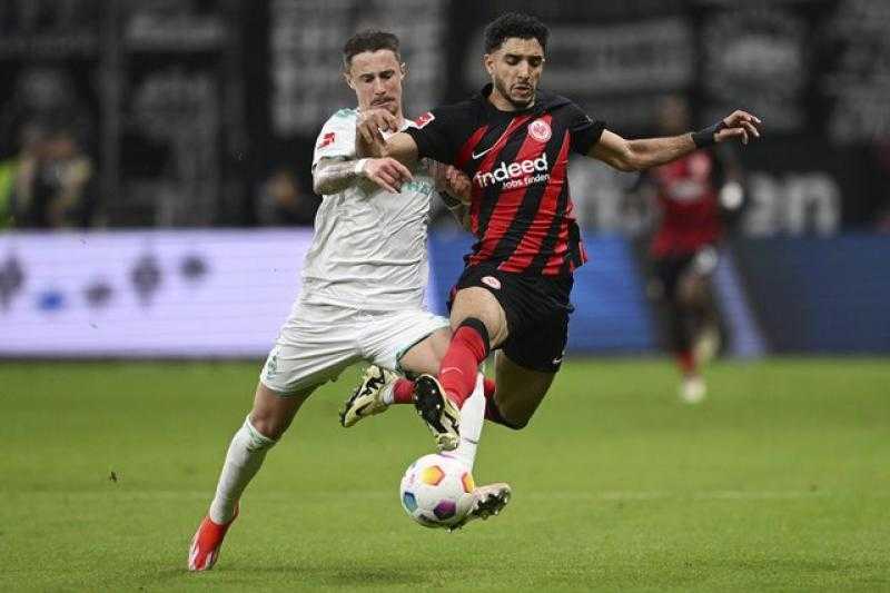 التعادل يخيم على مباراة فرانكفورت وبريمن في البوندسليجا