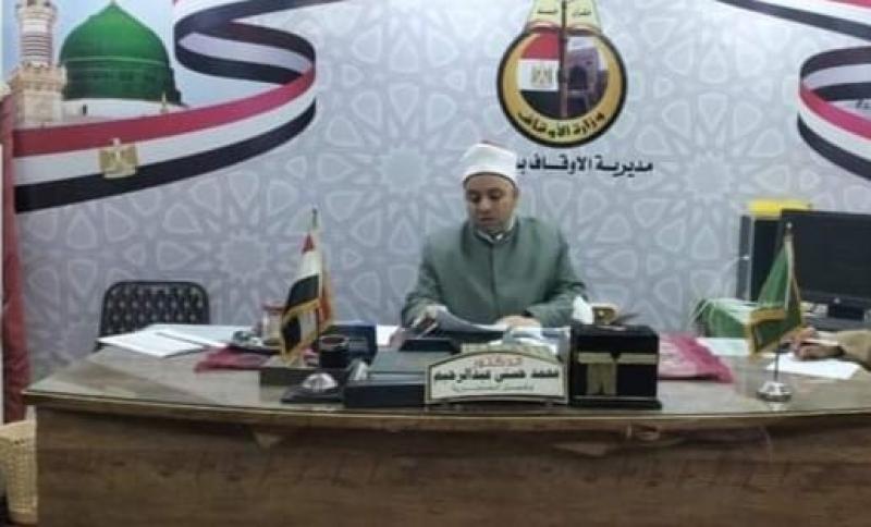 وكيل أوقاف سوهاج يتابع الاستعدادات بالمساجد والساحات لصلاة عيد الفطر