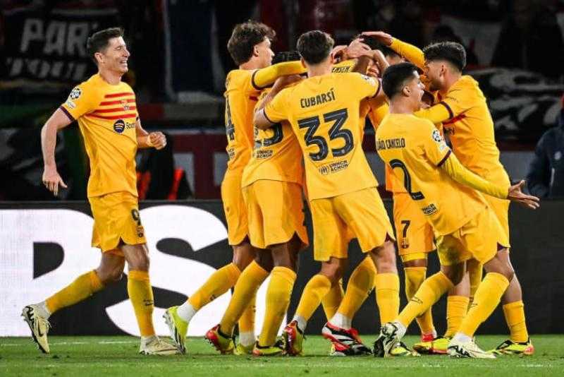 سان جيرمان يسقط على ملعبه أمام برشلونة في دوري أبطال أوروبا