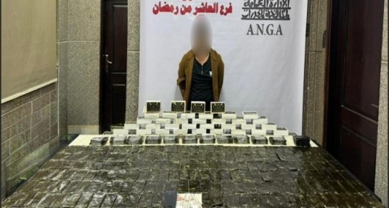 بقيمة 3.5 مليون جنيه.. إحباط محاولة عاطل ترويج 50 كيلو حشيش بالشرقية
