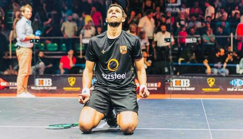 مصطفى عسل يتأهل لربع نهائي بطولة بلاك الدولية للإسكواش