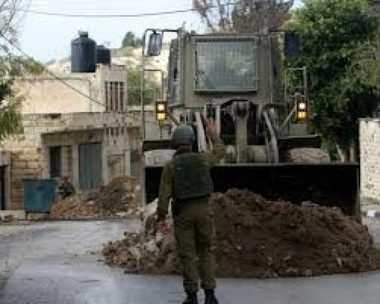 الاحتلال يغلق مدخلي ترمسعيا وسنجل شمال شرق رام الله في فلسطين