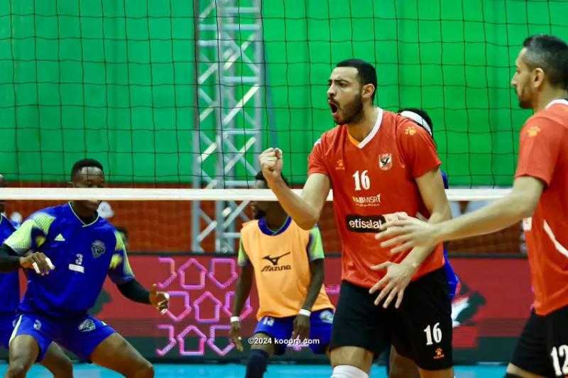 فوز الأهلي ومولودية بوسالم التونسي والبليدة الجزائري في بطولة أفريقيا للكرة الطائرة