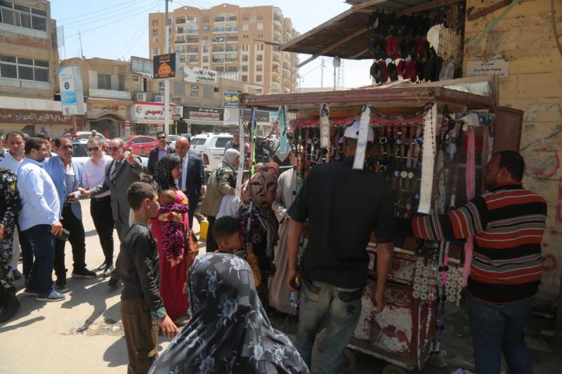 محافظ كفرالشيخ يقود حملة لإزالة الإشغالات والتعديات
