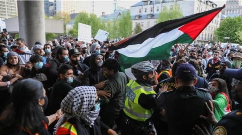 ”واشنطن بوست” تسلط الضوء على المظاهرات الحاشدة في أمريكا تأييدا للشعب الفلسطيني