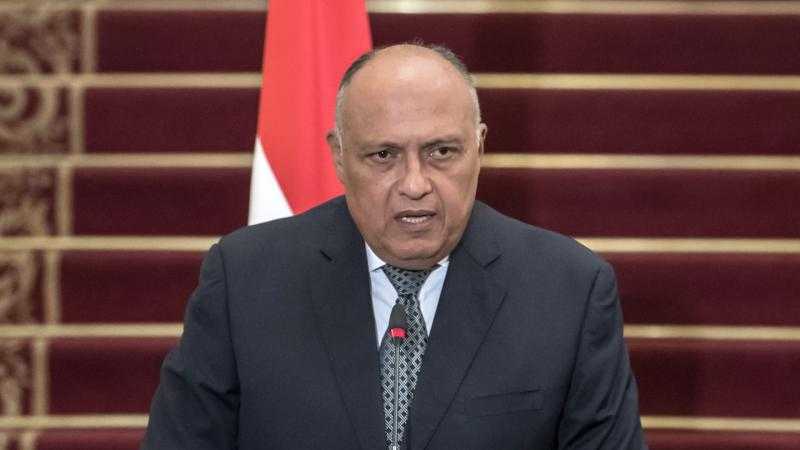 وزير الخارجية يؤكد مجددًا رفض مصر القاطع لأية عملية برية في رفح الفلسطينية
