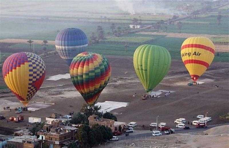 إلغاء رحلات البالون الطائر في الأقصر اليوم