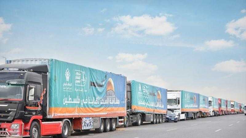 التحالف الوطني للعمل الأهلي يطلق المرحلة الثالثة من القافلة السادسة للأشقاء في قطاع غزة