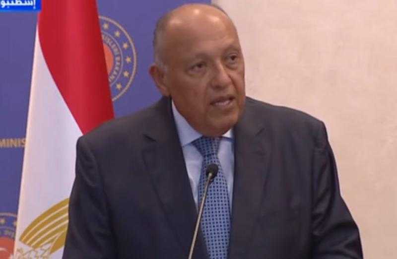 شكري: نسعى لرفع التعاون التجاري مع تركيا إلى 15 مليار دولار