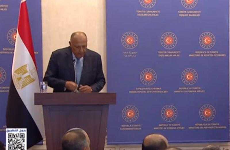 شكري: على إسرائيل الوفاء بالتزامها كدولة احتلال بفتح المعابر لإدخال المزيد من المساعدات إلى غزة