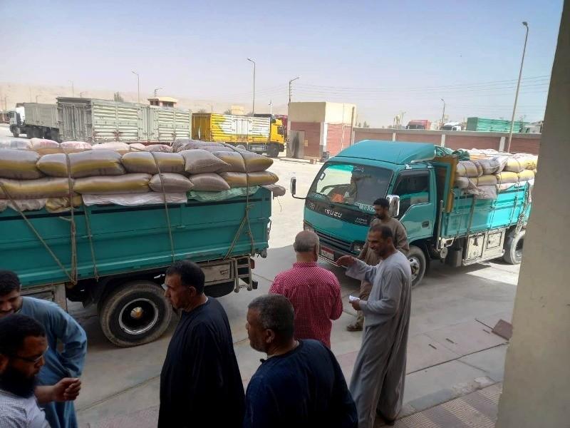 محافظ سوهاج: توريد أكثر من 1300 طن أقماح حتى الآن
