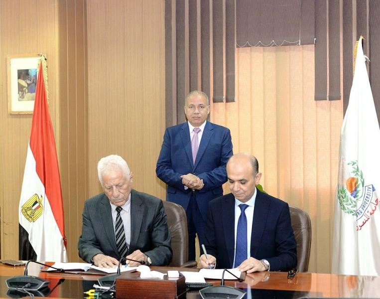 بروتوكول تعاون بين جامعة المنصورة وكلية ”الكوت الجامعة” بالعراق