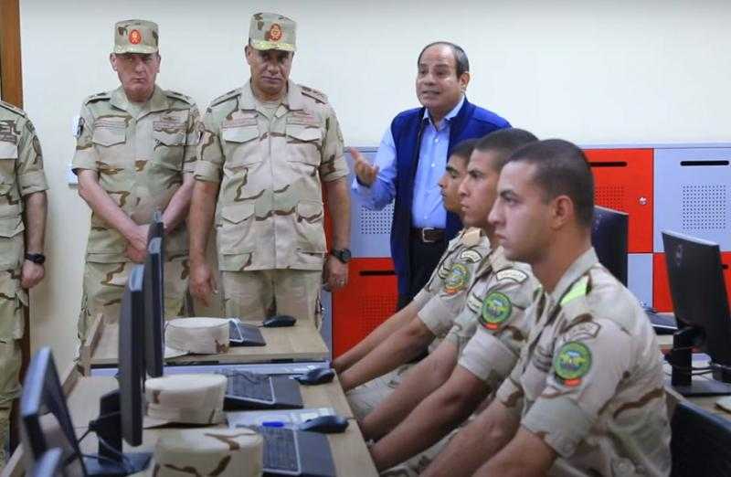 الرئيس السيسي يثني على التجهيز المميز للأكاديمية العسكرية بالعاصمة الإدارية
