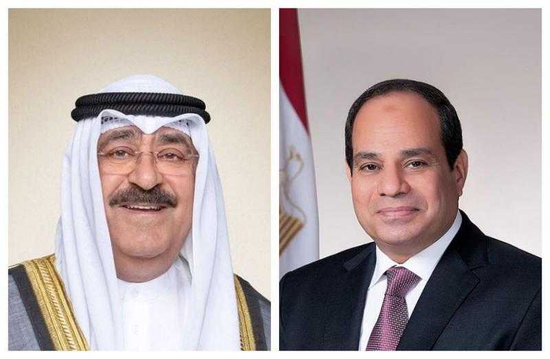 الرئيس السيسي يستقبل الشيخ مشعل الأحمد أمير دولة الكويت اليوم