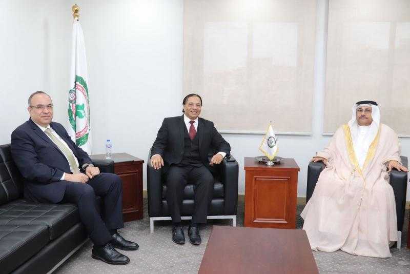 رئيس البرلمان العربي يستقبل مدير عام المنظمة العربية للبحث العلمي