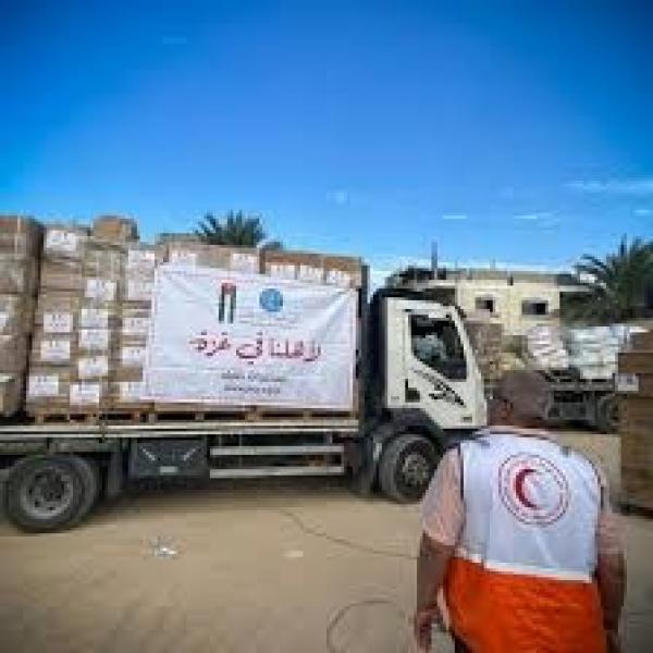 الأردن يعلن إدخال قافلة مساعدات إلى غزة عبر بيت حانون لأول مرة منذ بداية الحرب