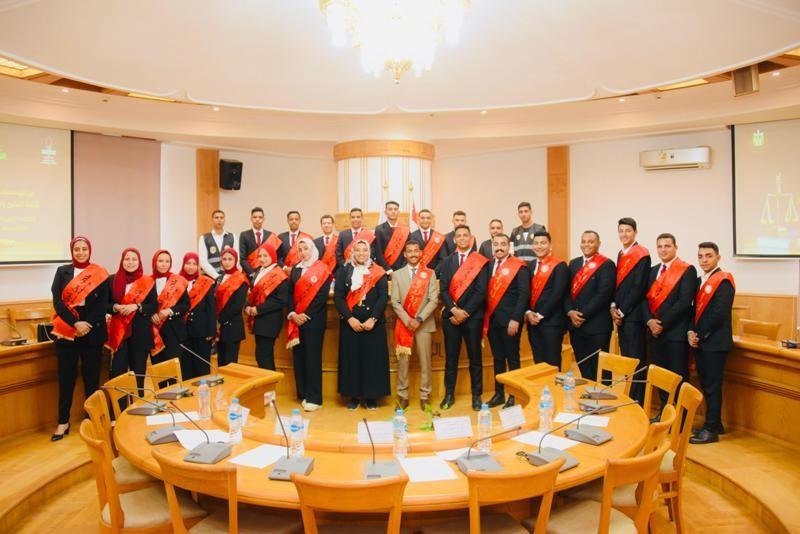 طلاب من أجل مصر بجامعة سوهاج يشاركون في منتدى الثقافة القانونية بالمجلس الأعلى