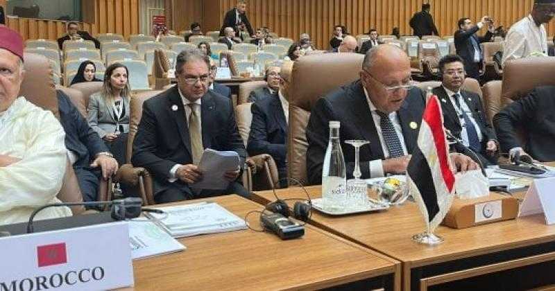 وزير الخارجية يشدد على ضرورة تكثيف العمل لوقف العدوان على الفلسطينيين