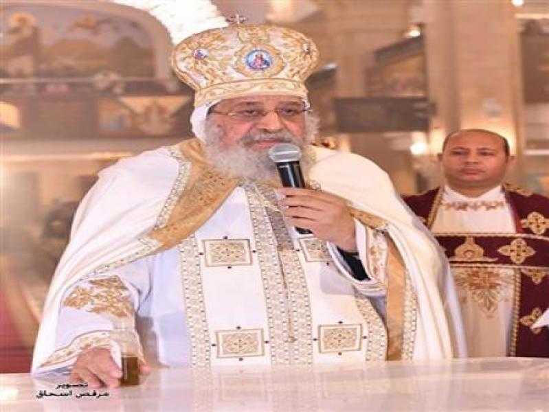 البابا تواضروس الثاني يشكر الرئيس السيسي على التهنئة بالعيد