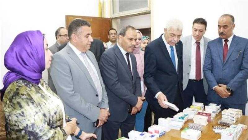 رئيس جامعة المنوفية يفتتح مهرجان الأسبوع البيئي الحادي عشر