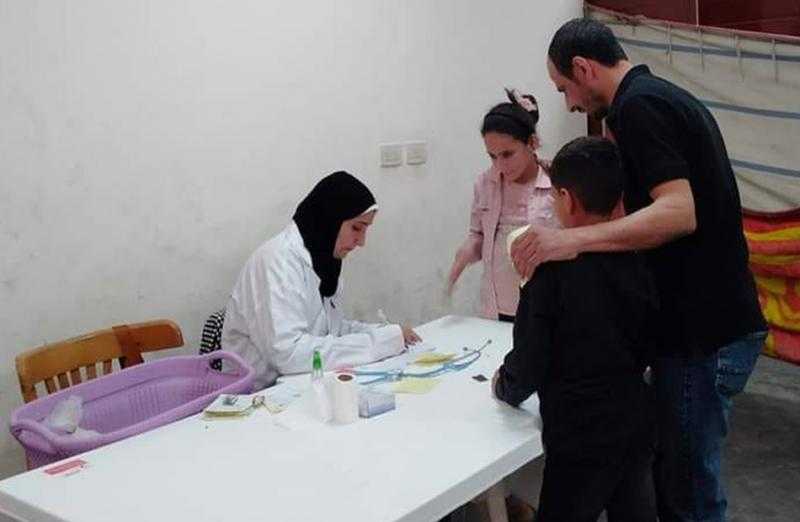 قافلة طبية مجانية ضمن حياة كريمة بشباب معدية مهدي بكفرالشيخ