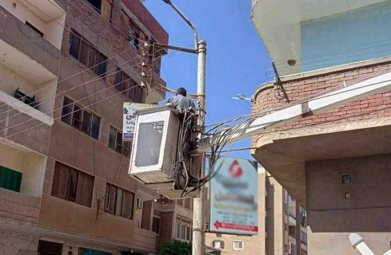 إزالة 486 إعلانًا مخالفًا بأحياء الإسكندرية خلال شهر