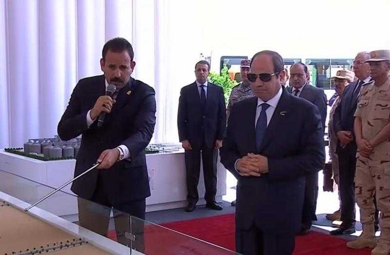 الرئيس السيسي يتفقد مشروع مستقبل مصر للتنمية المستدامة