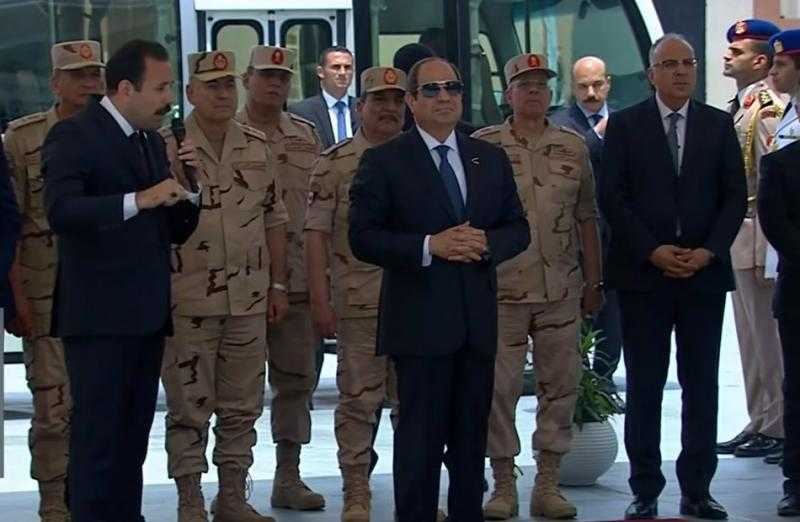 الرئيس السيسي يفتتح مشروع مجمع صوامع تخزين الغلال