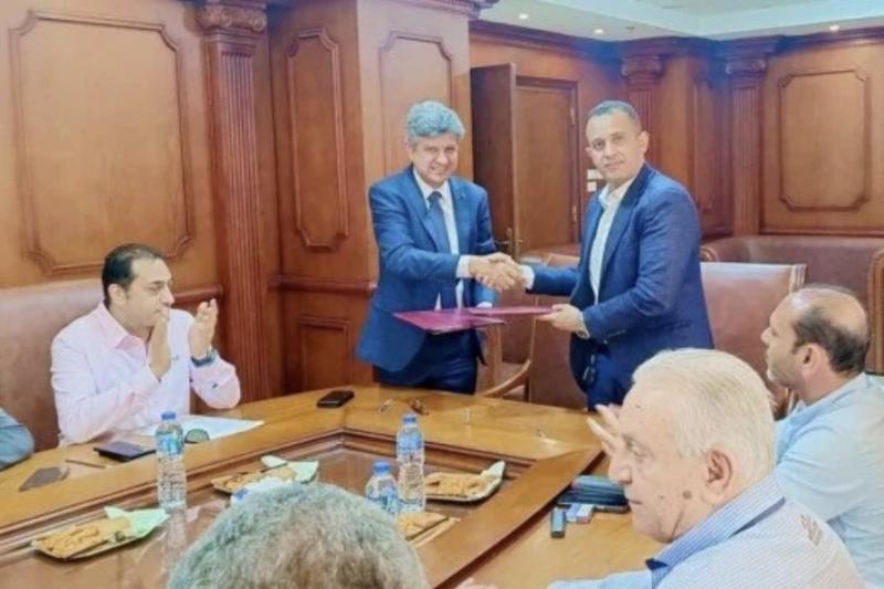 بروتوكول تعاون بين جهاز دمياط الجديدة والغرفة التجارية