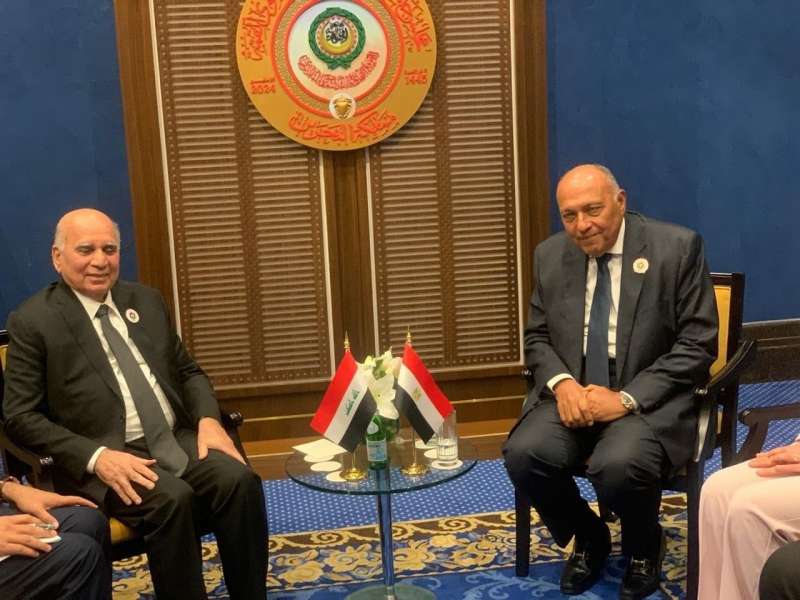 وزير الخارجية ونظيره العراقي