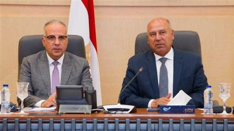 وزيرا الرى والنقل يناقشان موقف المشروعات والتنسيقات المشتركة بين الوزارتين
