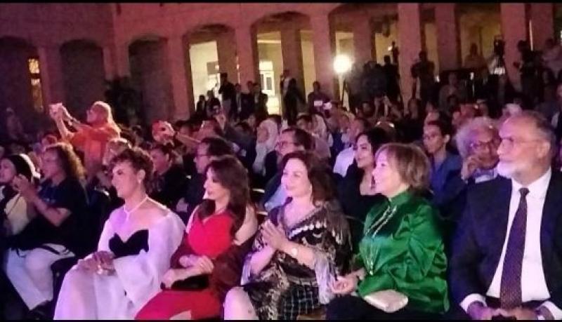 إلهام شاهين ونورهان وكريمة منصور في افتتاح مهرجان إيزيس لمسرح المرأة