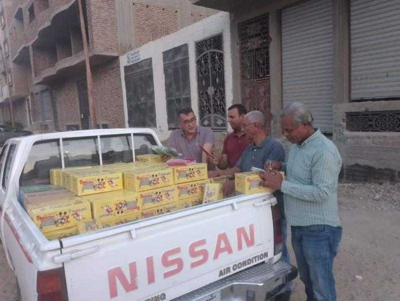 تموين الأقصر تضبط 6000 عبوه مشروب صناعي غير صالحة للاستهلاك
