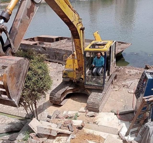 محافظة الغربية تزيل 17 تعديا على الزراعات وأملاك الدولة
