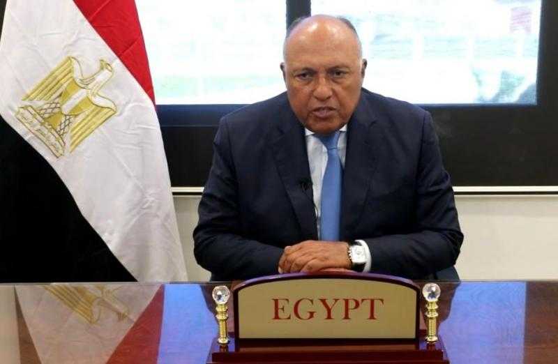 سامح شكري: التوصل إلى حل جذري للصراع الفلسطيني الإسرائيلي ضروري لإنهائه
