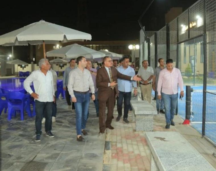 محافظ كفر الشيخ يتفقد أعمال تطوير شارع صلاح سالم وحديقة الخالدين