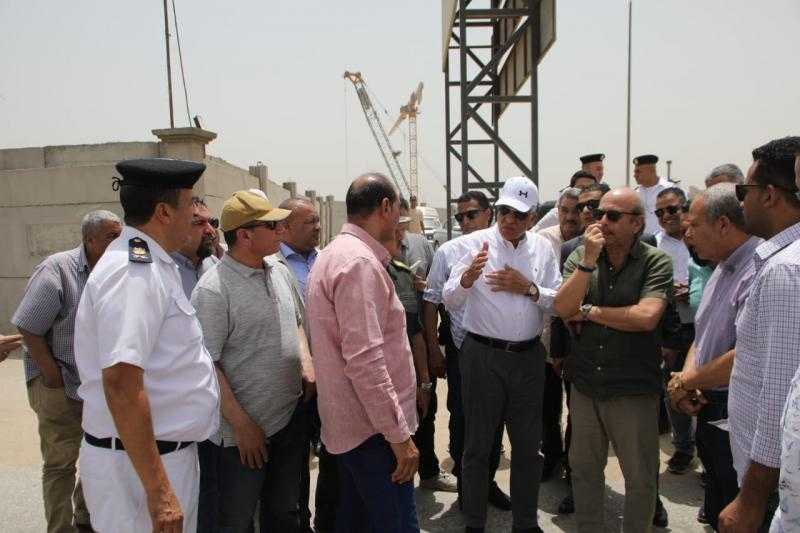 محافظ الجيزة يتفقد نسب تنفيذ أعمال التطوير بمحيط المتحف المصرى الكبير