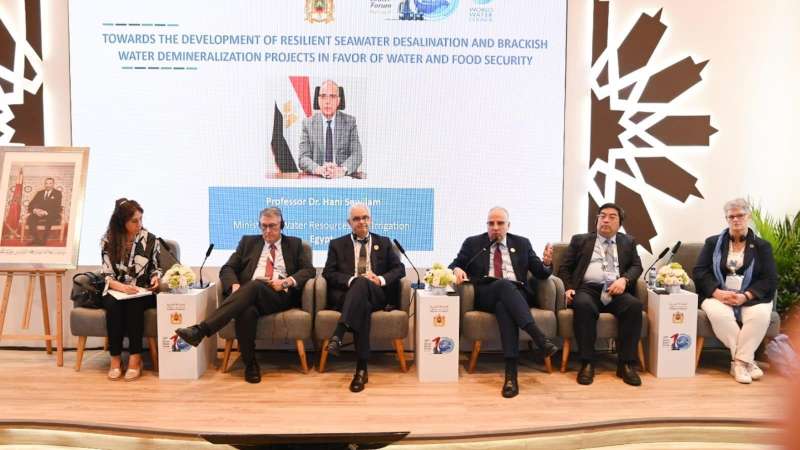 وزير الري خلال المنتدى