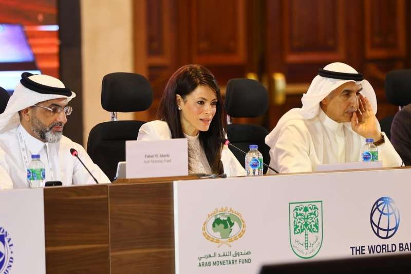 رانيا المشاط خلال الاجتماع