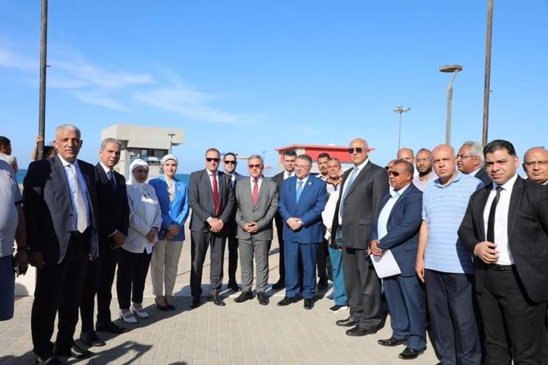 محافظ البحر الأحمر ولجنة الإدارة المحلية بالنواب يتفقدون المشروعات الخدمية بالغردقة