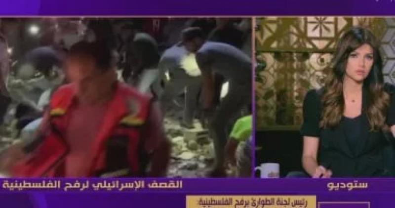 مداخلة رئيس طوارئ رفح الفلسطينية